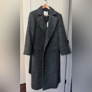 ALMADA LABEL IVY MOHAIR COAT (ALPACA+WOOL)